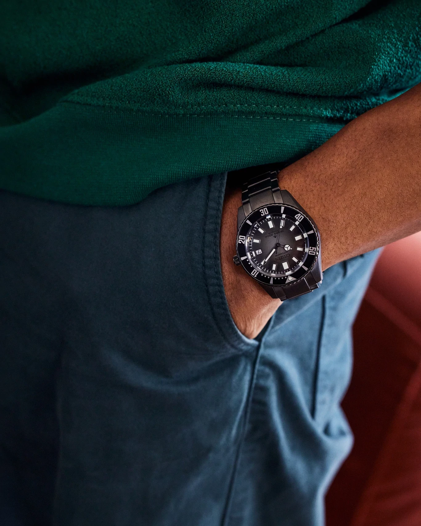 Promaster Fujitsubo Gray Dial Super Titanium with DLC Coating